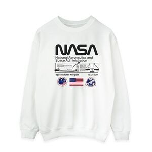 NASA Mens Space Admin Sweatshirt / White